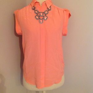 Madewell short sleeve tunic blouse. Size XS.